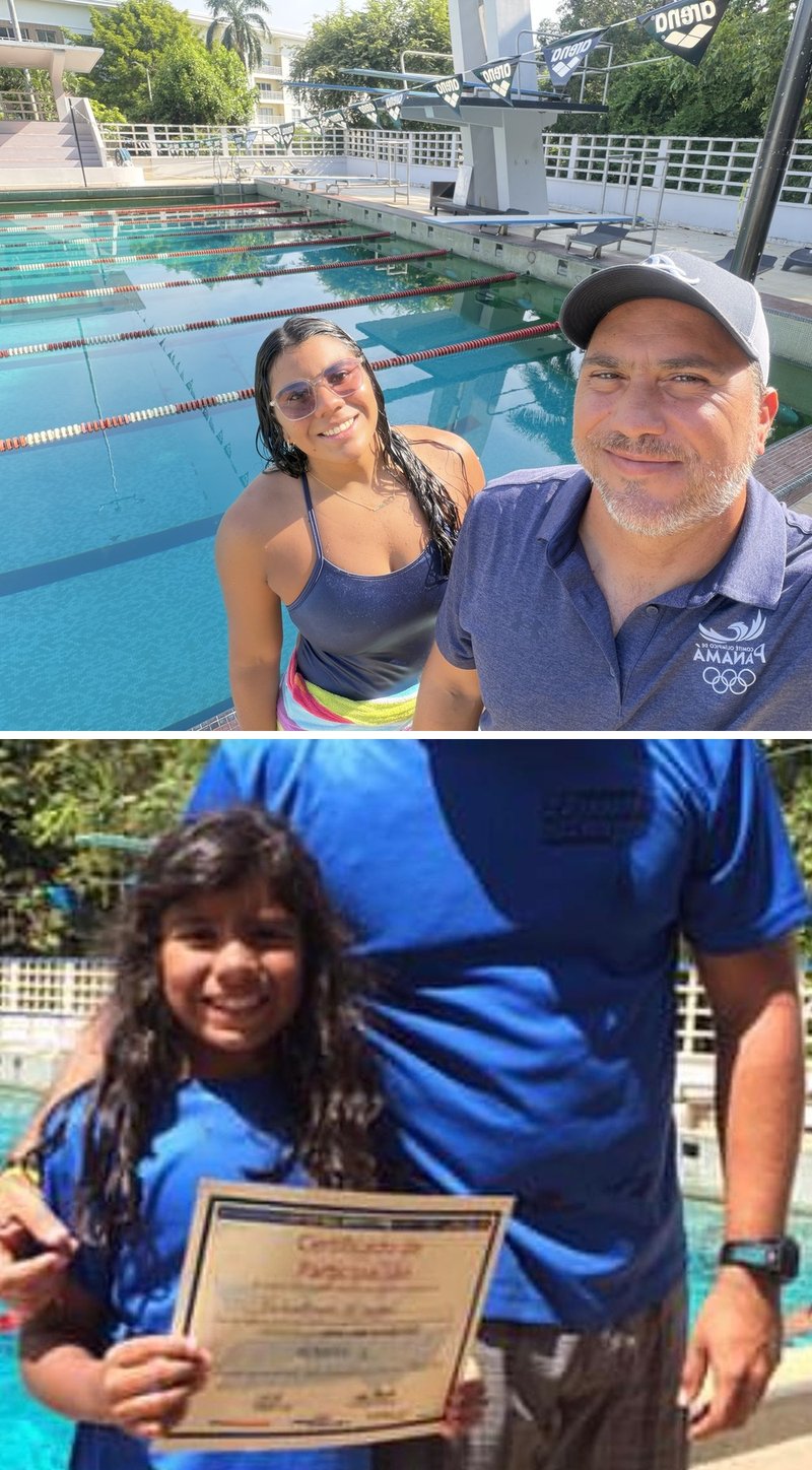 Valentina Plaza, nadadora de Total Swim 2000